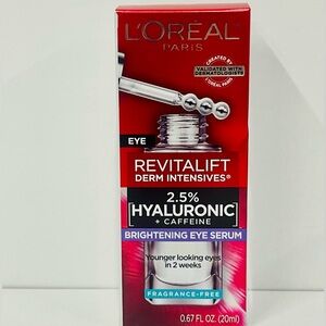 L'Oreal Revitalift Derm Intensives Brightening Eye Serum Hyaluronic & Caffeine